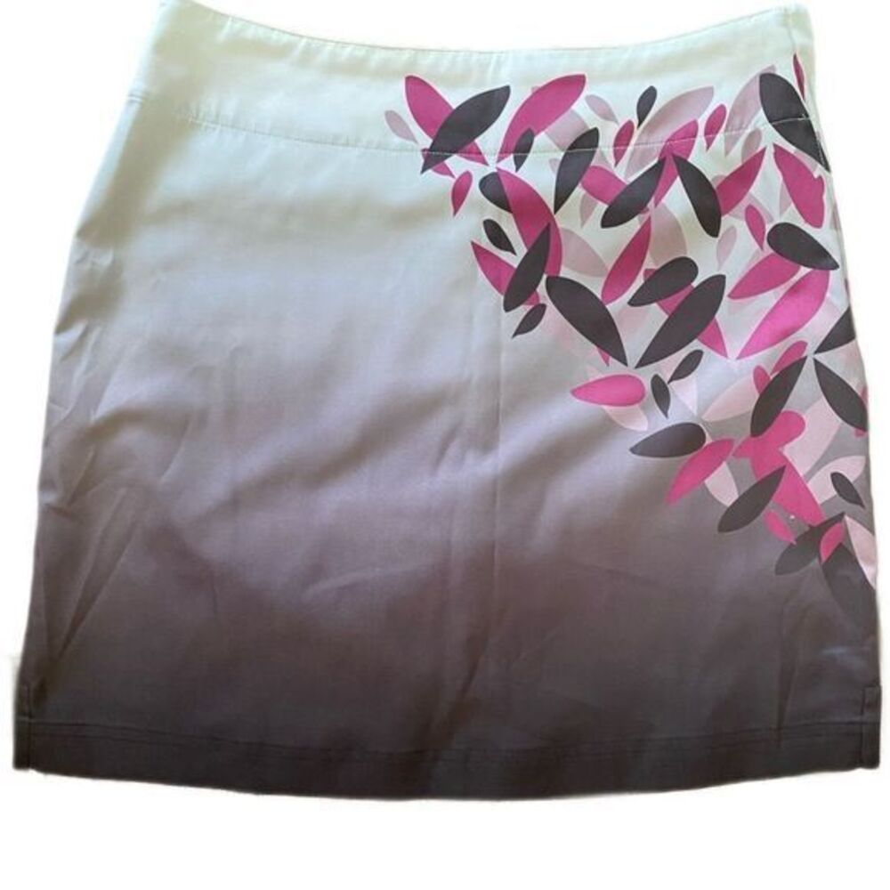 Lija Skort -4 white /purple print , polyester spandex